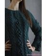Изурудный вязаный свитер 