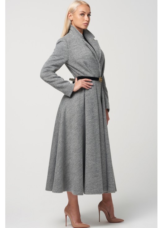 Женское пальто с юбкой Осень 2019