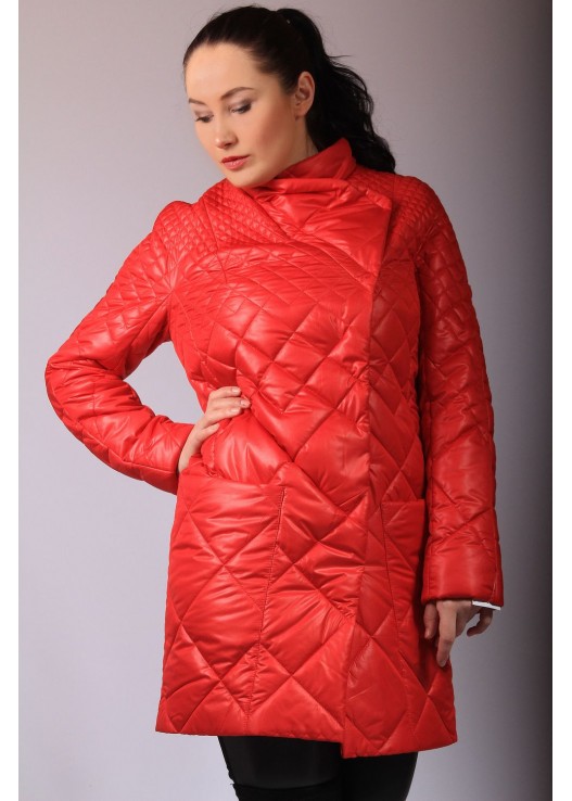 Женское пальто на синтепоне больших размеров