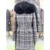 Модное зимнее пальто с капюшоном