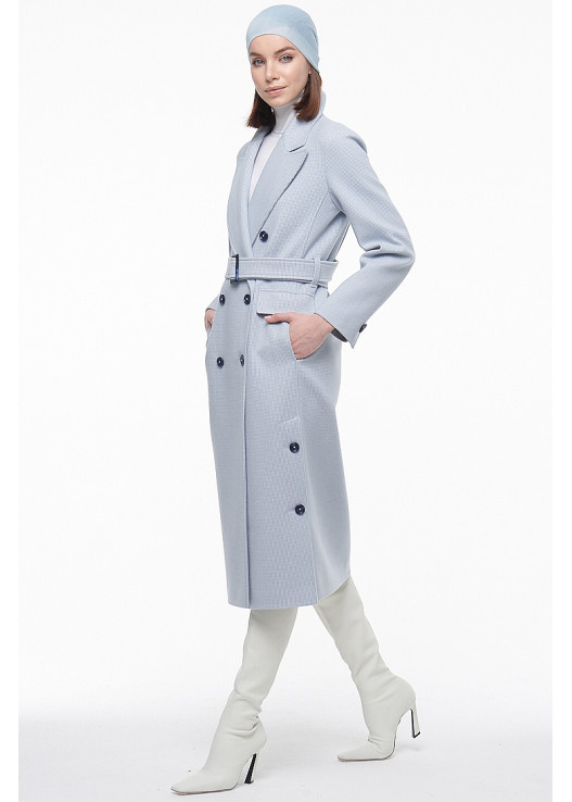 Приталенное женское пальто 2021